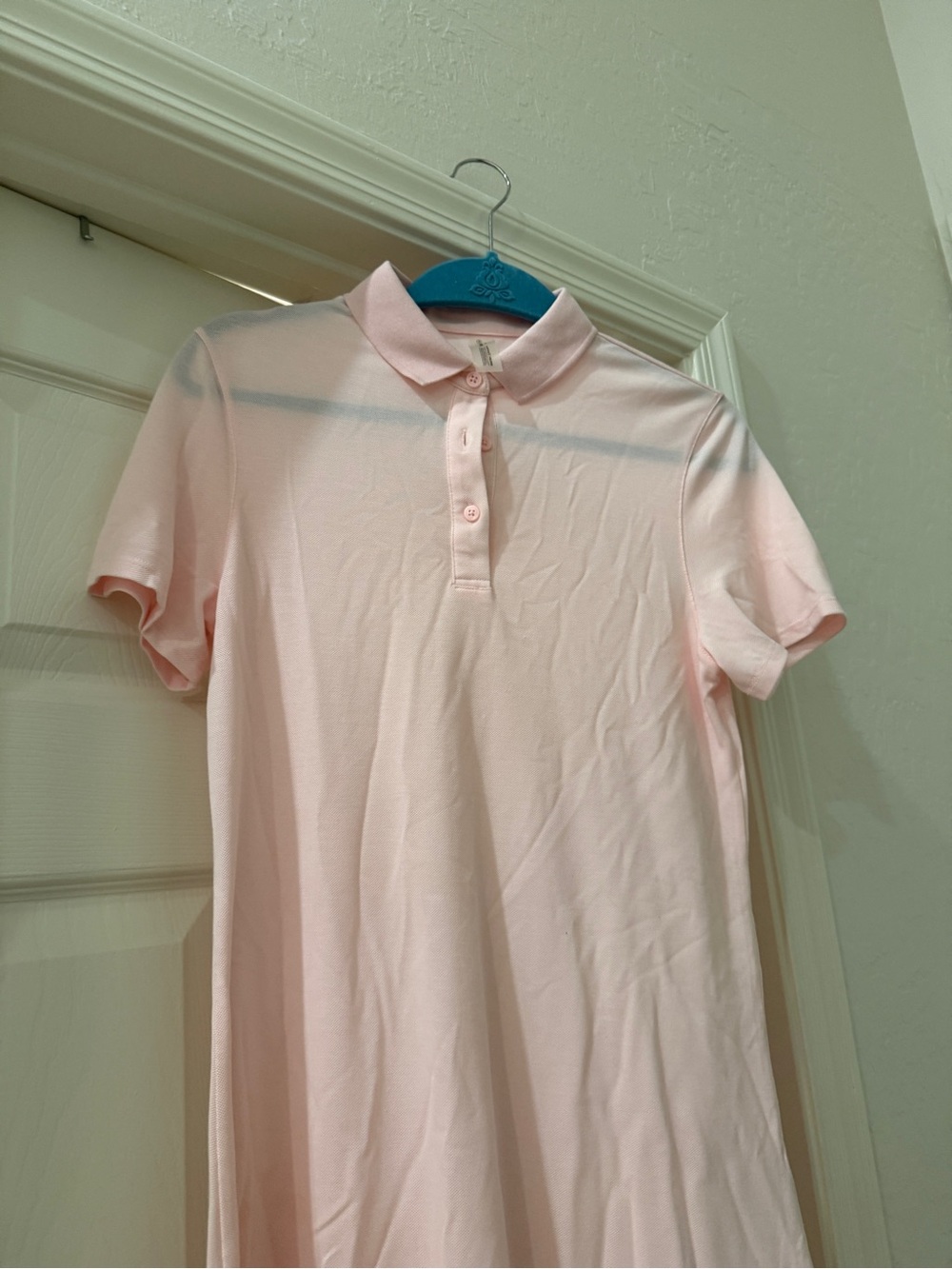 Outdoor Voices Light Pink Polo Dress